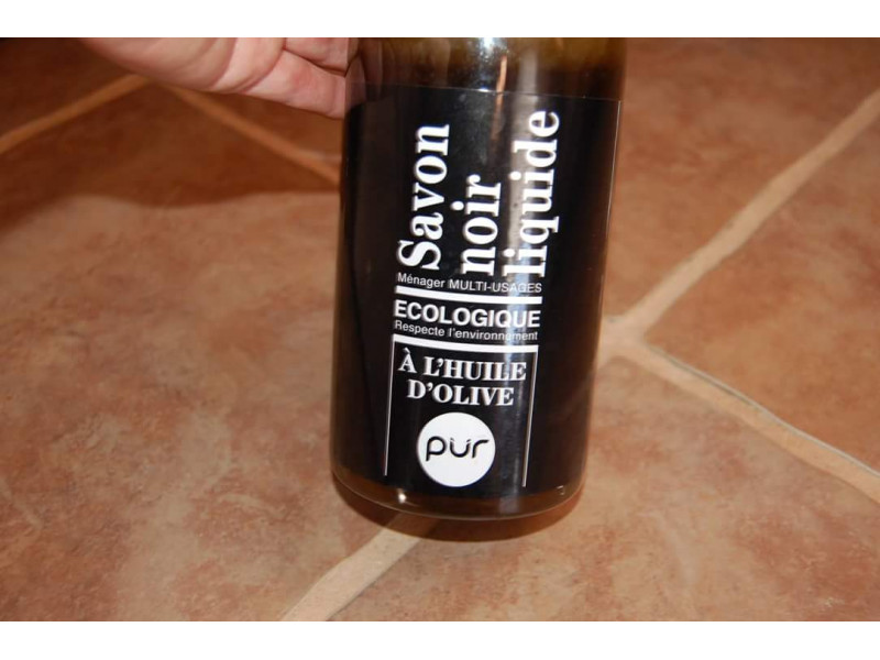 Savon Noir liquide Écologique Multi-Usages à l'huile d'Olive (Fait en France)